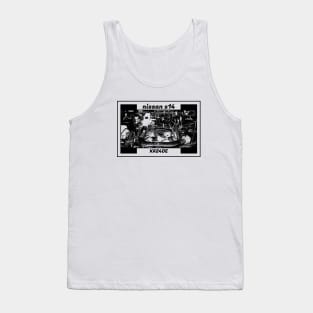 NISSAN SILVIA S14 KOUKI Black 'N White 5 (Black Version) Tank Top